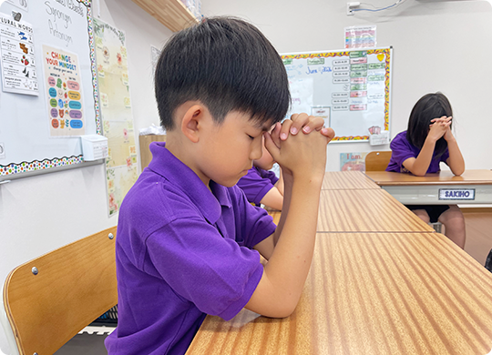 Daily devotions, Bible classes, and character education grounded in Christian values.